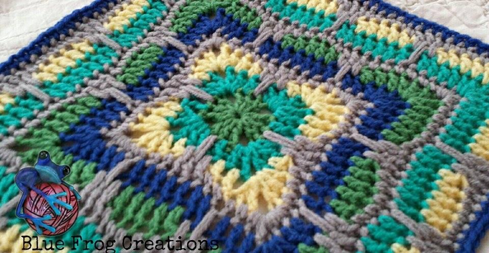 Larksfoot Inspired 12 Square An original pattern by Michelle Warwick : From Home This free pattern is registered and protected by copyright.