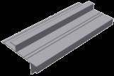P2627 Corrugated Polycarbonate/Fiberglass Gable End Cap 10 System 2000