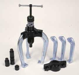 Hydraulic Twin/Triple Leg Puller Kits 153405 Hydraulic Twin/Triple Leg Puller Kit Combination twin/triple leg puller kits complete with ram extensions offer a