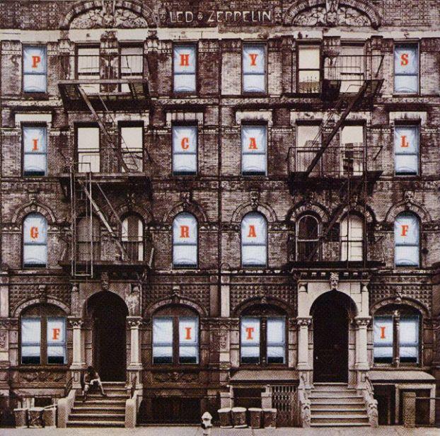 In 1975 Led Zeppelin released a double - album Physical Graffi( which quickly rose to be #1 in its second week.