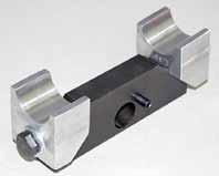 The angled insert is the trailing insert and will always be closest to the u-strap during bending.