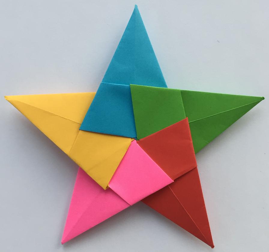 Angle measures of the decagonal star will be calculated to show how well the modular pieces fit together. Does each piece contribute exactly 36 to form a 360 circle?