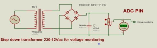 Whenever there is overheating, overvoltage and over-current, the microcontroller sends a trip signal to the relay and the overvoltage relay shutdowns the transformer, while the overcurrent relay cuts