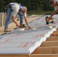 Each method creates vent channels beneath the roof sheathing between the rafters or trusses.
