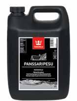 PANSSARIPESU, ROOF CLEANER For pretreatment of sheet metal roofs The Roof Cleaning Agent can be used to clean both unpainted and previously painted zinc-coated or