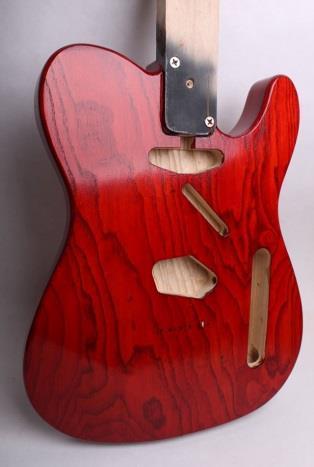 This will allow you to customize your guitars color(s). As the finishing will likely require several coats with sanding between each coat, ensure that the finish is completely dry.