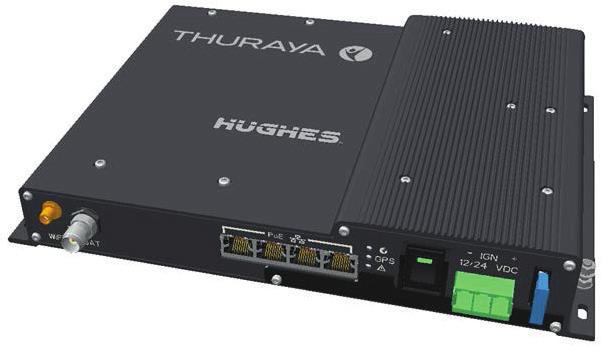 The Thuraya Mobility (Land Mobile) kit is shipped with the following contents: Model Thuraya IP Voyager (9105) Land Mobile kit Hughes part Description number 3500462-0004 Radio, Thuraya IP Voyager