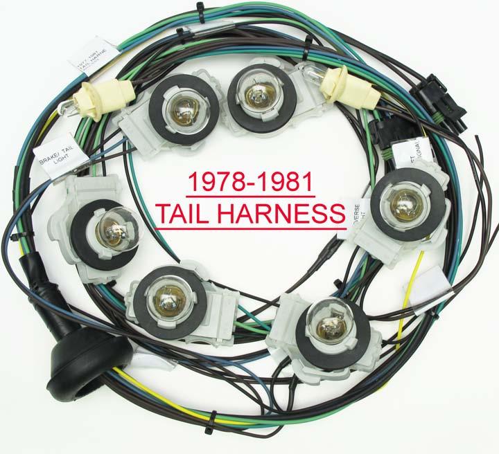 harness, like a Painless universal chassis harness. For those simply replacing the tail harness on a 20113 harness, skip now to 1978-1981 Tail Harness Installation page 5.