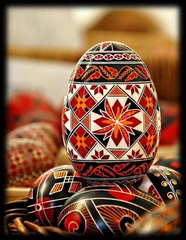 The Art of Etching Eggs The artistic painting of eggs represents an old custom in Romanian traditions.