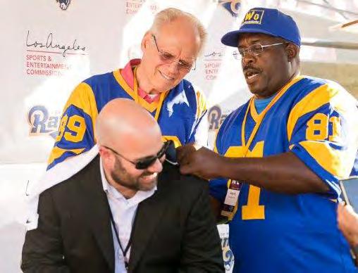 Autographed Rams All-Access football Company will be sent a commemorative Rams All-Access hardcover photo album with photos from the event