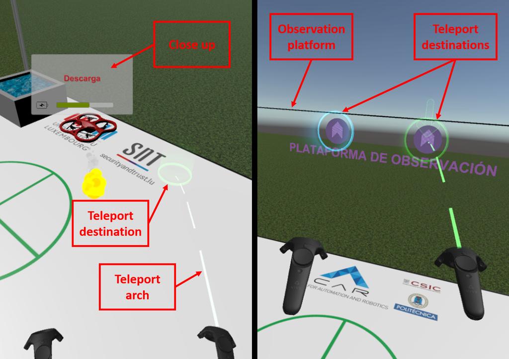 Predictive Virtual Reality Interface The predictive virtual reality interface maintains the same elements from the non-predictive version, and adds the predictive