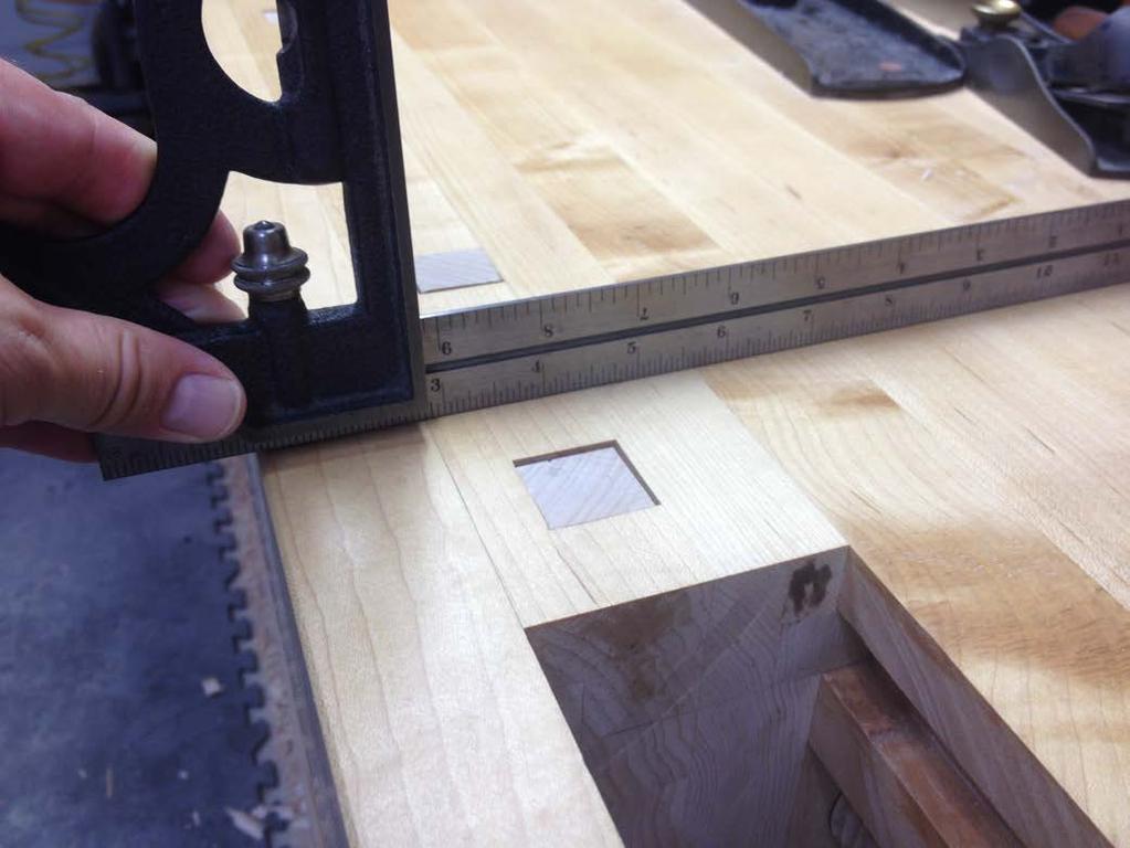Wagon Vise Retrofit Installation Instructions 26 21. Turn the benchtop over and plane or chisel the sliding dog block flush with the benchtop.