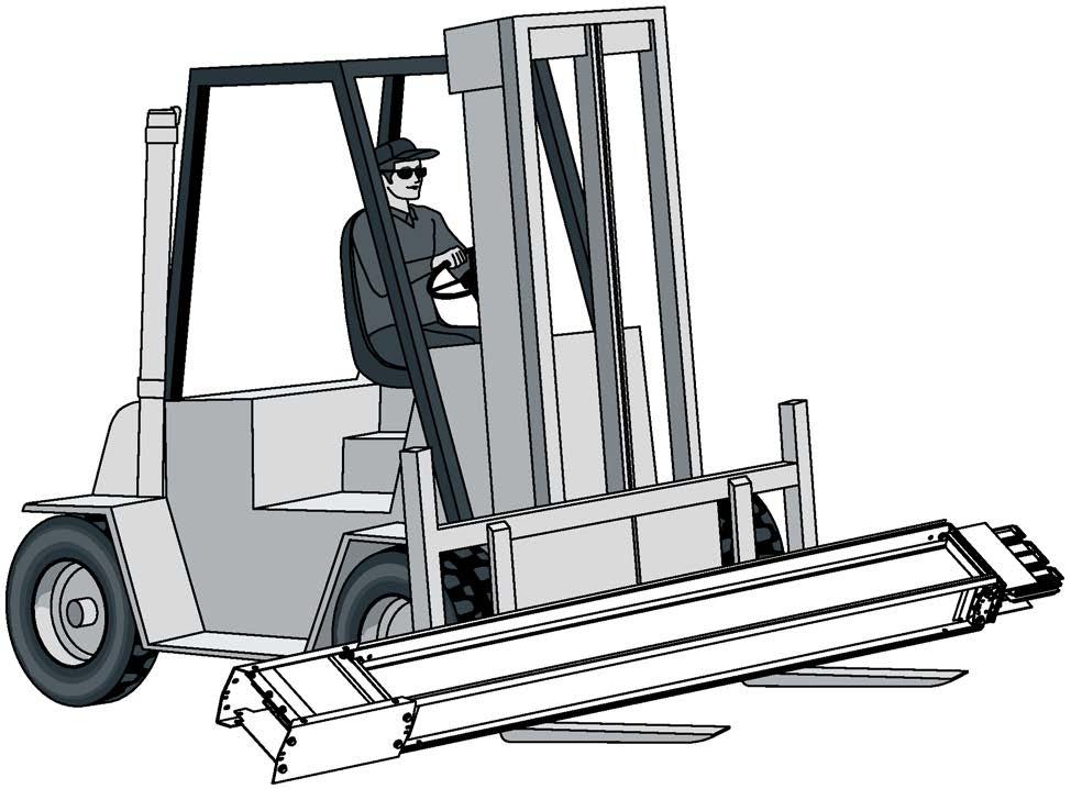 Application planning 2.6 Handling 2.6 Handling Transport You can move busbar trunking system elements using a forklift, for example, and/or suspend them from slings.