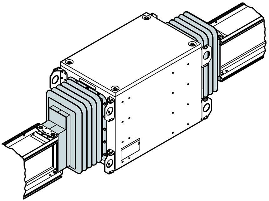 3.6 Expansion unit Fastening the bellows of the expansion unit Figure 3-18 Mounting the expansion unit - Figure 1 Figure 3-19