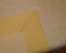 Press a 3 border on all four sides around the quilt backing; this border will be folded in half again and