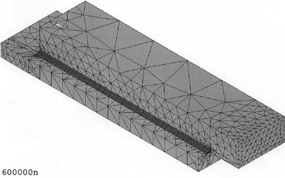 1262 J.L. Rodrıguez et al. / Computers and Structures 82 (2004) 1259 1266 Fig. 6. Model of the joint. Fig. 8. Load ¼ 119.192 N. Fig. 7. Details of meshing.
