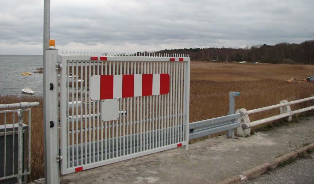 The fox blocking gate at Nyord Vestamager (site 111) The Danish Forest and Nature Agency