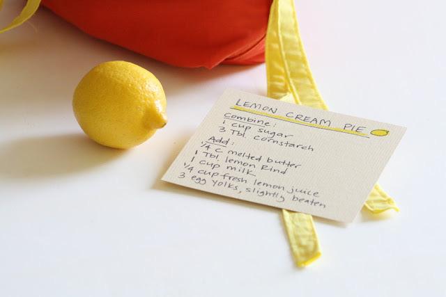 Gather your favorite citrus fruit into the colorful sack and include a copy of your
