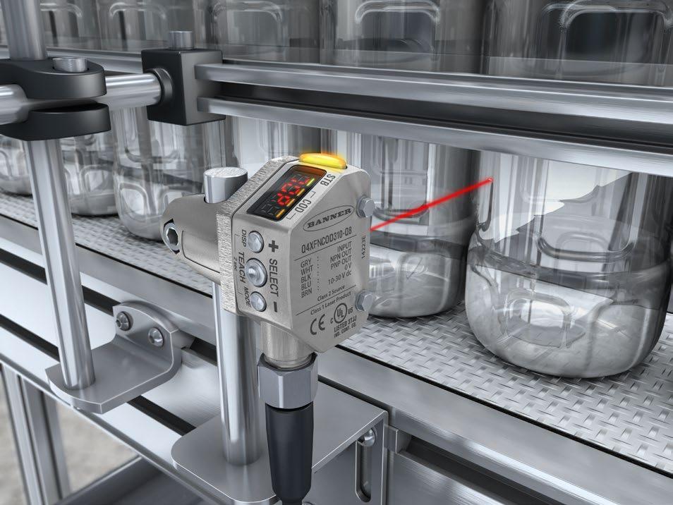 Clear Object Detection Application Challenge Regulating the flow of bottles on a conveyor can prevent damage to the bottles, product loss, machine downtime, and helps to ensure that downstream