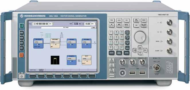 The multipurpose signal generator The SMJ100A meets all challenges that diverse applications place on modern vector signal generators.