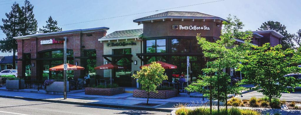 3 TENANT MARIN COUNTY NET LEASED INVESTMENT - $6,500,000 NOVATO, CALIFORNIA PROPERTY HIGHLIGHTS PEET S COFFEE & TEA, SMASHBURGER, YOGAWORKS 7320 Redwood Blvd.