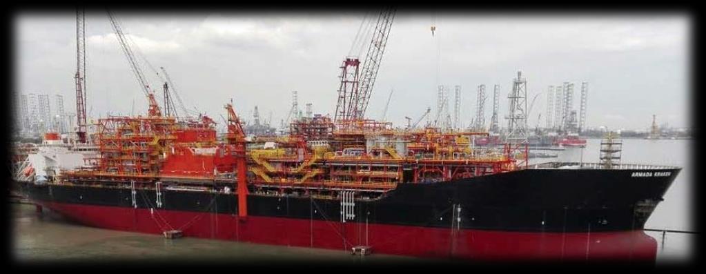 FPSO Specification: 80,000bopd oil production and 600,000