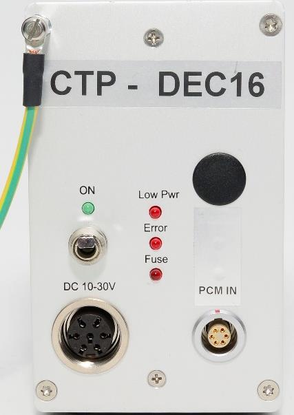 CTP-DEC16 Receiver unit for max 16 Channels output via 37 pol.