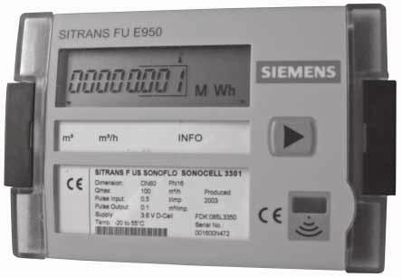 s s s SITRANS F flowmeters SITRANS FUE950 energy calculator Overview Application Energy calculation in: District heating applications Chilled water applications Combined cooling/heating applications