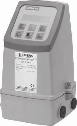 SONOFLO SONO 3000 transmitter Technical specifications (continued) SONO 3000 transmitter, IP67 (NEMA X/6) SONO 3000 transmitter, EEx-d version, wall mounting Enclosure IP67 (NEMA X/6) to IEC 60529