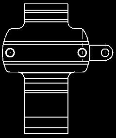 5) DIN rail adaptor, dimensions in mm (inch) SITRANS