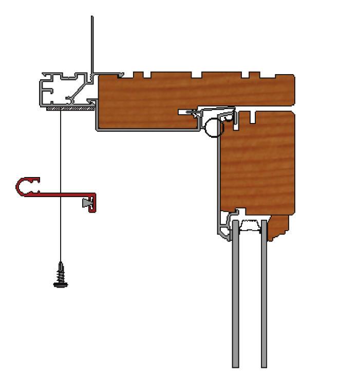 even and consistent. Place Storm Door Head Frame into Door Frame opening and pre-drill into Door Frame using the holes in the Storm Door Frame as a guide.