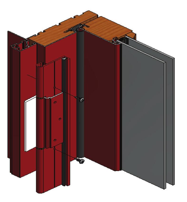 With the smallest width dimension in mind from Step 1, shim as necessary between the Storm Door Frame and Door Frame to ensure that the reveals between the Storm Door panel and Frame are even and