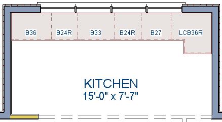 Chief Architect X6 User s Guide 2. Click the Open Object edit button to open the Base Cabinet Specification dialog. On the General tab: Specify a Width greater than the Depth.