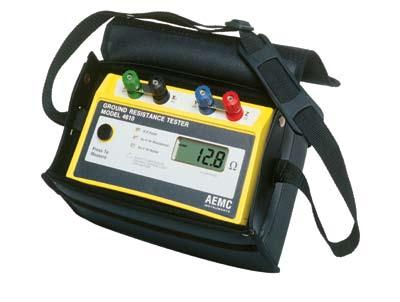 Ground resistance testers Features Measures soil resistivity (4-Point) (Model 4610) Measures ground resistance (2- and 3-Point) Fall-of-Potential method Large analog display (Model 3620) Large LCD