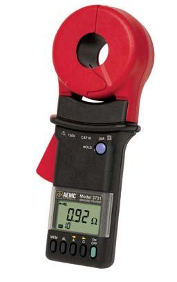 Ground resistance testers Clamp-On Ground Resistance Tester Models 3711 & 3731 Features Model 3731 US Patent No.