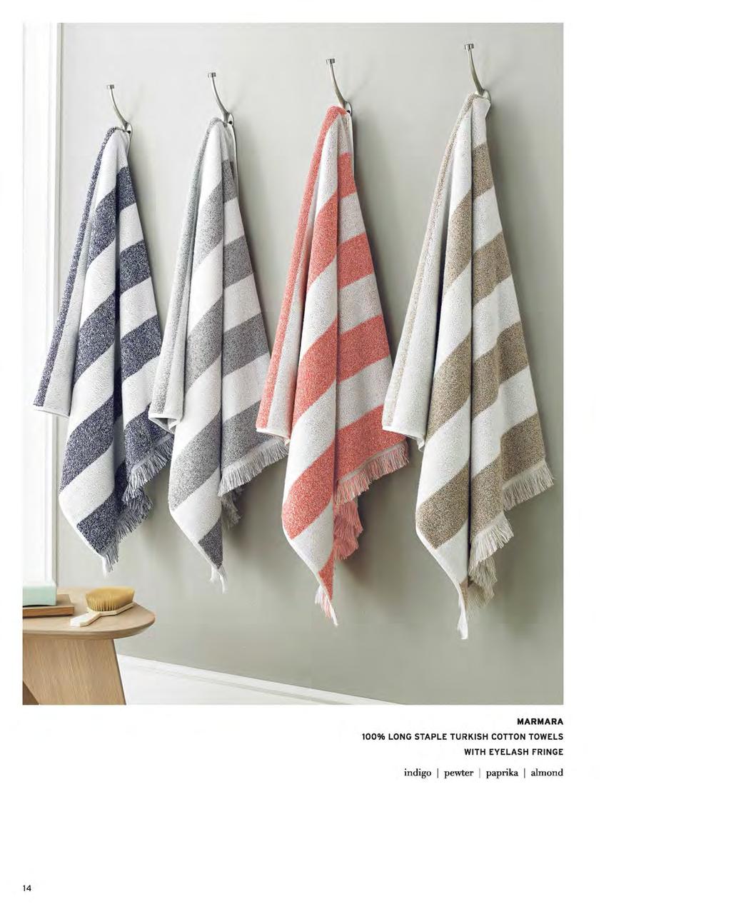 MARMARA 100% LONG STAPLE TURKISH COTTON TOWELS WITH