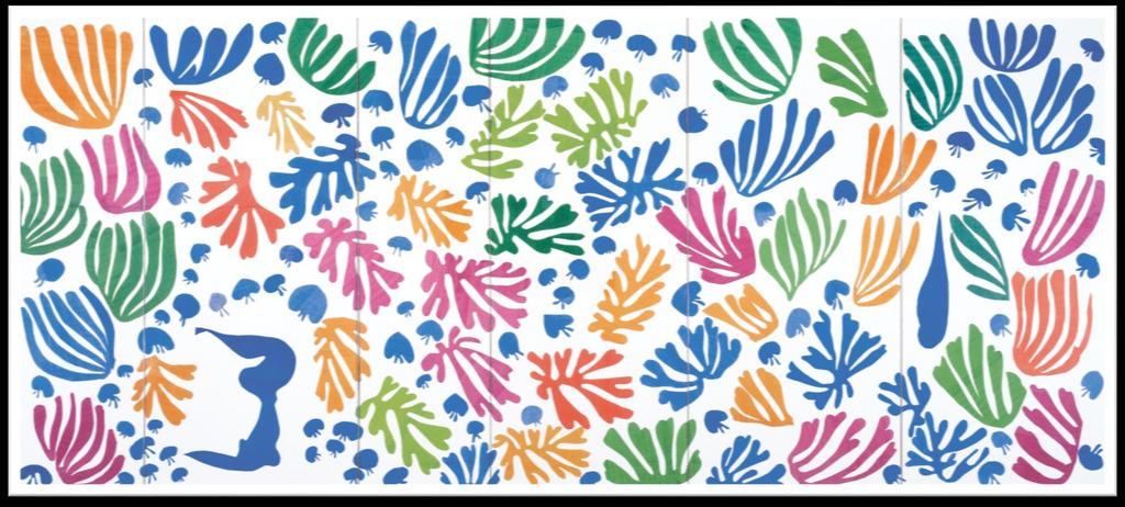 The Parakeet and the Mermaid, 1952 When he could no longer visit places that he used to love, Matisse designed pieces that reminded him of those places that he had been.