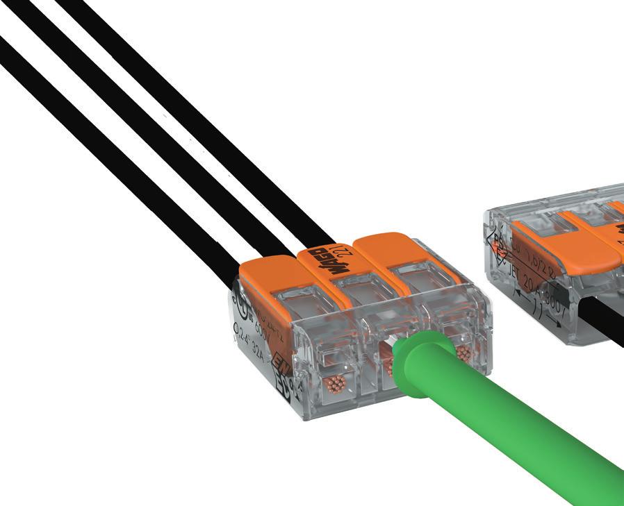 3-conductor connector Transparent