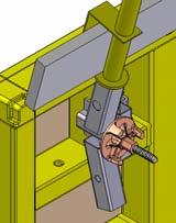 - MEGAFORM 5.2. POST BRACKET 5.3. LIFTING HOOK This element is always placed in a vertical rib holes, inserting the hook and fastening it with the FIXED PLATE NUT.