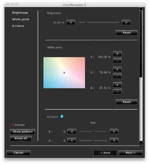 Environment preparation ColorNavigator 6 Increase your matching precision Even if color matching has been successfully performed between on-screen and printed photos under indoor lighting conditions
