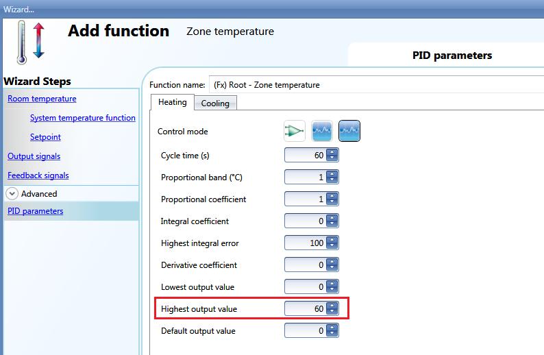 Run the system and select a very high setpoint and wait for the process variable PV (i.e. the temperature) to be stable.