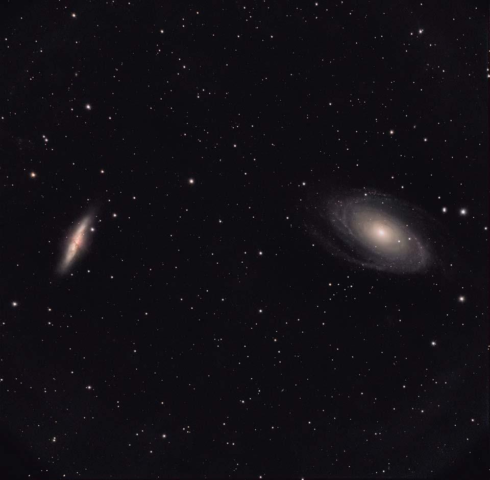 M81 & M82 taken with Edge HD 8 on CGE Pro mount and Apogee U16M.
