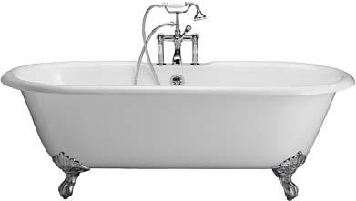 Columbus Double Roll Top Tub CTDR7H61 Cast iron L 61"