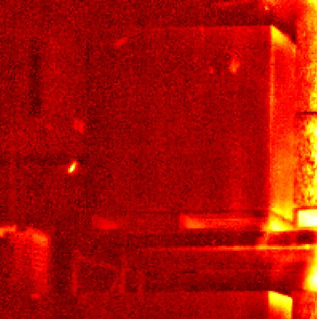 Normalized pixel intensity Glowing ember Kalman Adaptive Kalman [10] Adaptive median raw data Fig. 11. Flying glowing ember in noisy image. 40 50 60 70 80 Frame # Fig. 12.