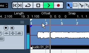 Playback We are going to learn how to play back audio in Cubase LE. You might think this is very simple just hit Play.