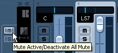 This will spread them out a bit. That s it for pan, let s move on to Mute and Solo. Mute and solo! Load the project called Mixing 3 found in the Tutorial 4 folder.