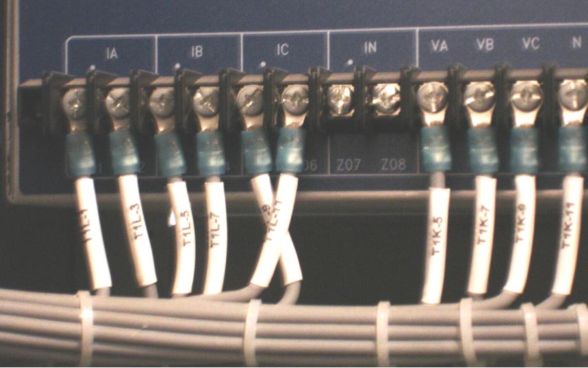 9 Fig.. CT Polarity Wiring Problem Found and Fixed Interestingly, the panels underwent a second round of testing at a drop-in control building manufacturer.