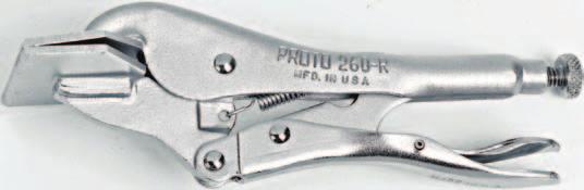 LOCKING PLIERS LOCKING PLIERS CURVED JAW Curved jaw applies pressure on all points of any style