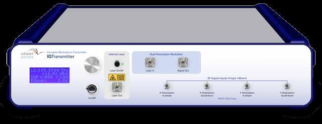 Teledyne LeCroy In partnership with Teledyne LeCroy we offer; IQS Coherent Receiver