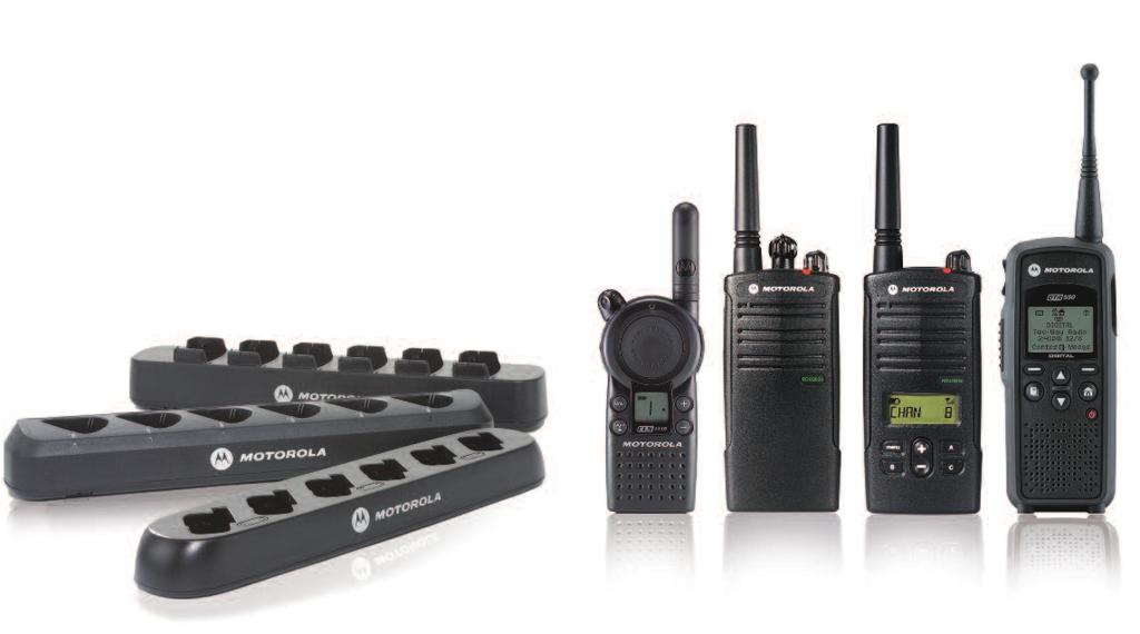 Business Two-Way Radios Full Line Catalog Manufacturer's Suggested Retail Price Effective: April 2012 CONNECT EVERY WORKER INSTANTLY WITH MOTOROLA RADIOS Reduce Labor Costs Quickly Share Information